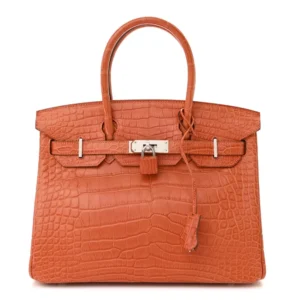 1:1 Hermès Replica - Birkin 30 Alligator Pain d'Epices