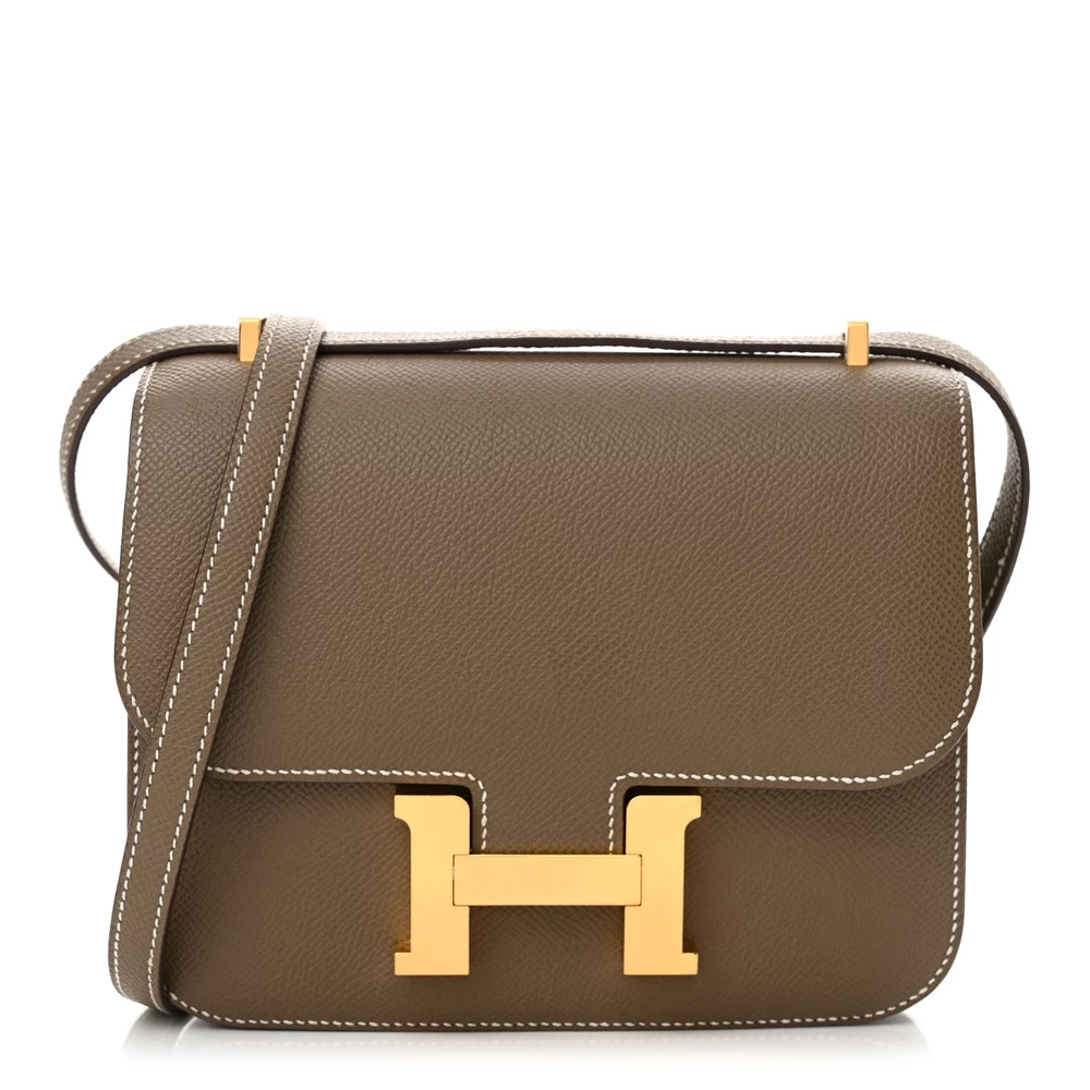 1:1 Hermès Replica – Epsom Constance 18 Etoupe - Designer Inspired Luxury Bag