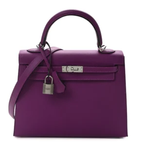 1:1 Hermès Replica – Kelly 25 Sellier Epsom Anemone | TopTierHermes