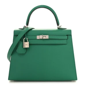 1:1 Hermès Replica – Kelly 25 Sellier Epsom Vert Jade
