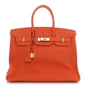 1:1 Hermès Replica - Togo Birkin 35 Orange | Top Tier Quality