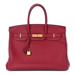 1:1 Hermès Replica - Togo Birkin 35 Rouge Grenat | Top Tier Hermes