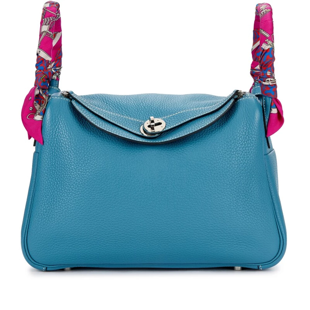 Artisan-Grade Hermès Dupes - Bleu Jean Lindy 30 Palladium