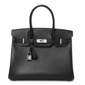 Artisan-Grade Hermès Dupes - Epsom Birkin 30 Black