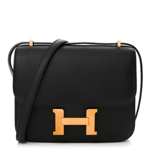 Artisan-Grade Hermès Dupes – Epsom Constance 18 Black