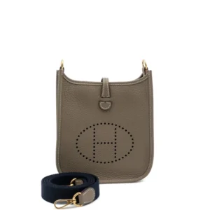 Artisan-Grade Hermès Dupes | Étoupe Clémence Mini Evelyne II 16