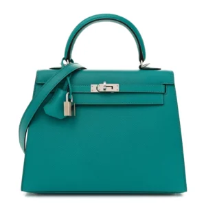 Artisan-Grade Hermès Dupes - Kelly 25 Sellier Bleu Paon