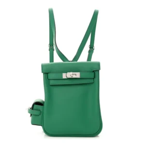 Artisan-Grade Hermès Dupes – Kelly Jump Backpack Vert Vertigo