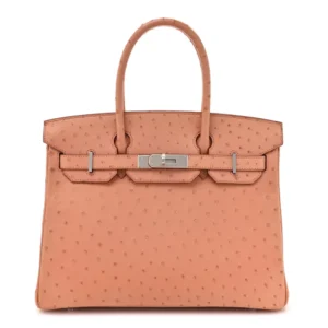 Artisan-Grade Hermès Dupes | Ostrich Birkin 30 Terre Cuite