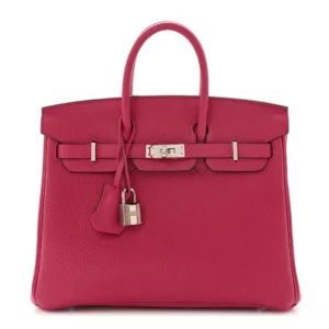 Artisan-Grade Hermès Dupes - Togo Birkin 25 Rose Mexico