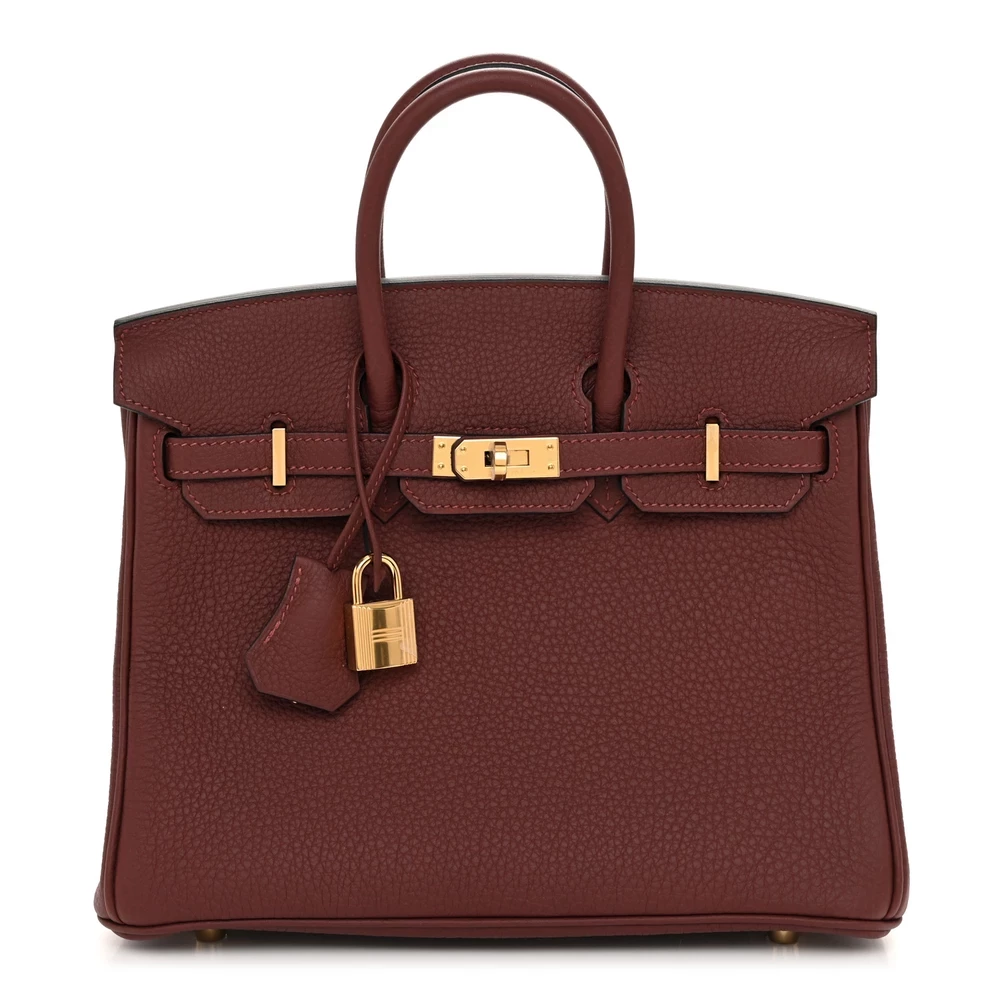 Artisan-Grade Hermès Dupes – Togo Birkin 25 Rouge H - Premium Alternative