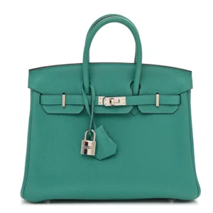 Artisan-Grade Hermès Dupes | Togo Birkin 25 Vert Verone