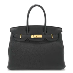Artisan-Grade Hermès Dupes - Togo Birkin 30 Black | TopTierHermes