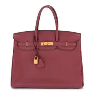 Artisan-Grade Hermès Dupes - Togo Birkin 35 Bois de Rose