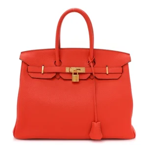Artisan-Grade Hermès Dupes | Togo Birkin 35 in Capucine