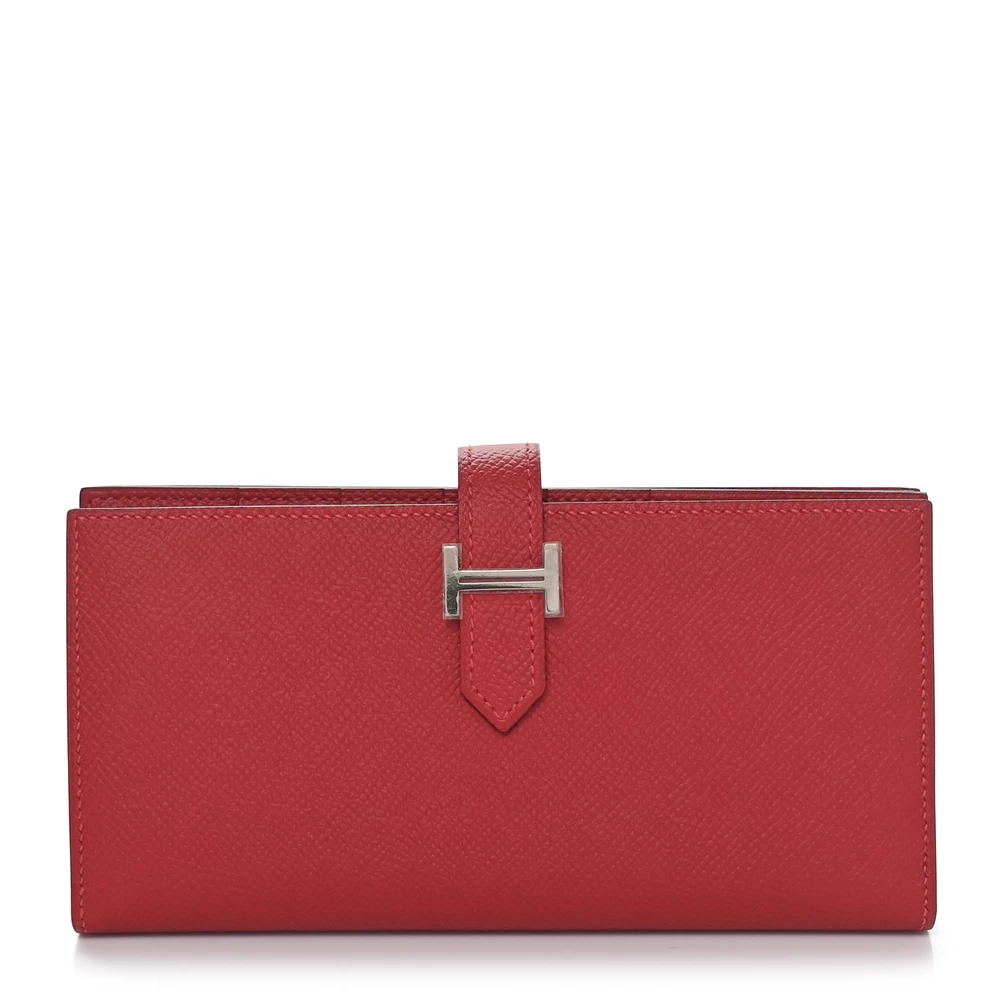 Best Replica Hermès – Bearn Gusset Wallet Rouge Casaque Epsom - Premium Alternative