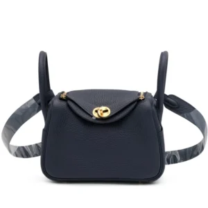 Best Replica Hermès Bleu Nuit Mini Lindy 20 Gold