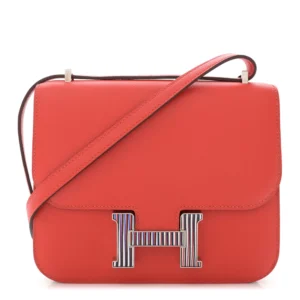 Best Replica Hermès - Enamel Constance 18 Capucine Bleu