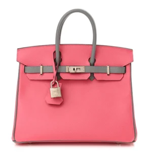Best Replica Hermès - Epsom Birkin 25 Rose Azalee Gris