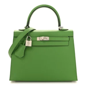 Best Replica Hermès – Kelly 25 Sellier Epsom Vert Yucca