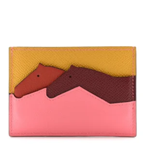 Best Replica Hermès - Les Petits Chevaux Card Holder Ambre Brique