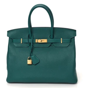Best Replica Hermès Togo Birkin 35 Malachite - Top Tier Quality