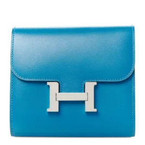 Hermès Allegro Constance Wallet Bleu Izmir - High-End Inspired