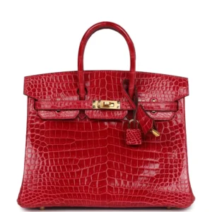 Hermès Birkin 25 Braise Crocodile - Best Replica
