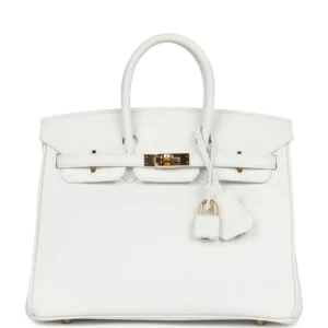 Hermès Birkin 25 White Epsom - Mirror Quality Replicas