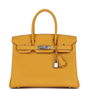Hermès Birkin 30 Jaune Ambre Togo - Best Replica