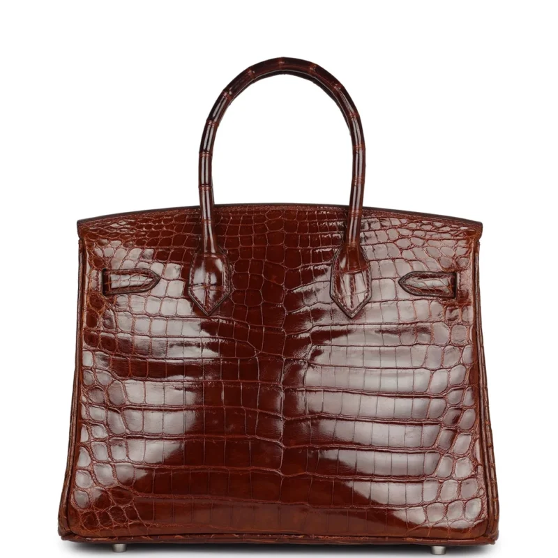 Hermès Birkin 30 Miel Niloticus Crocodile - Mirror Quality Replicas - Image 3