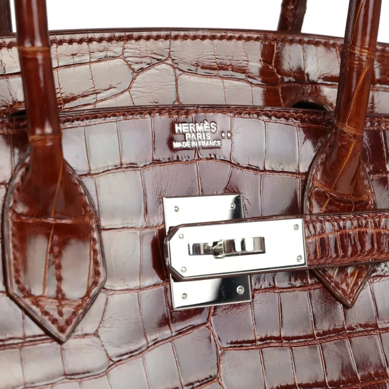 Hermès Birkin 30 Miel Niloticus Crocodile - Mirror Quality Replicas - Image 2