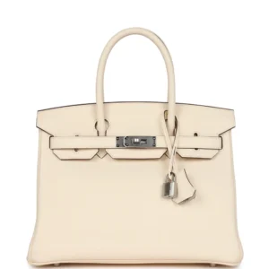 Hermès Birkin 30 Nata Clemence - Premium Replica
