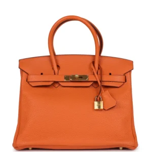 Hermès Birkin 30 Orange - 1:1 Replica