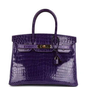 Hermès Birkin 30 Ultraviolet Crocodile - 1:1 Replica