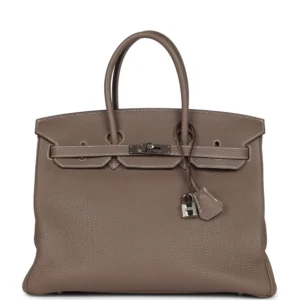Hermès Birkin 35 Etoupe Togo - Artisan-Grade Dupes