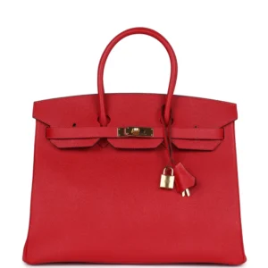 Hermès Birkin 35 Rouge Casaque Epsom - 1:1 Replica