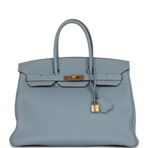 Hermès Birkin Bleu Lin Togo - Best Replica