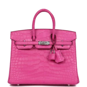 Hermès Birkin Rose Shocking Alligator - 1:1 Replica