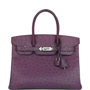 Hermès Birkin Violet Ostrich - 1:1 Replica