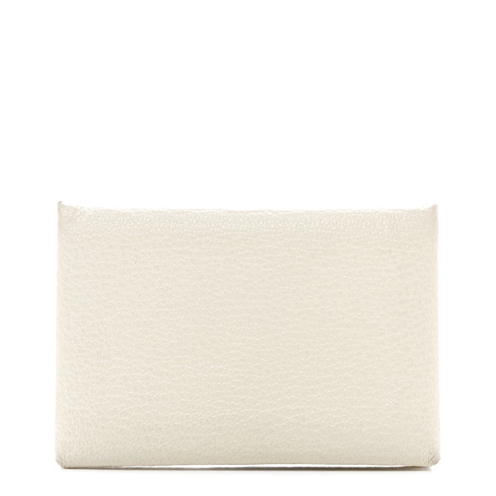 Hermès Chevre Mysore Calvi Card Case Mushroom – Best Replica - Designer Inspired Luxury Bag