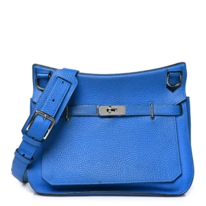 Hermès Clemence Jypsière 28 Bleu Hydra - Best Replica