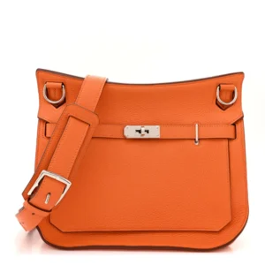 Hermès Clemence Jypsière 28 Orange - Artisan-Grade Dupes