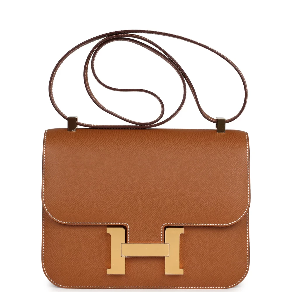 Hermès Constance 1-24 Gold Epsom Gold – Premium Replica - Designer Inspired Luxury Bag