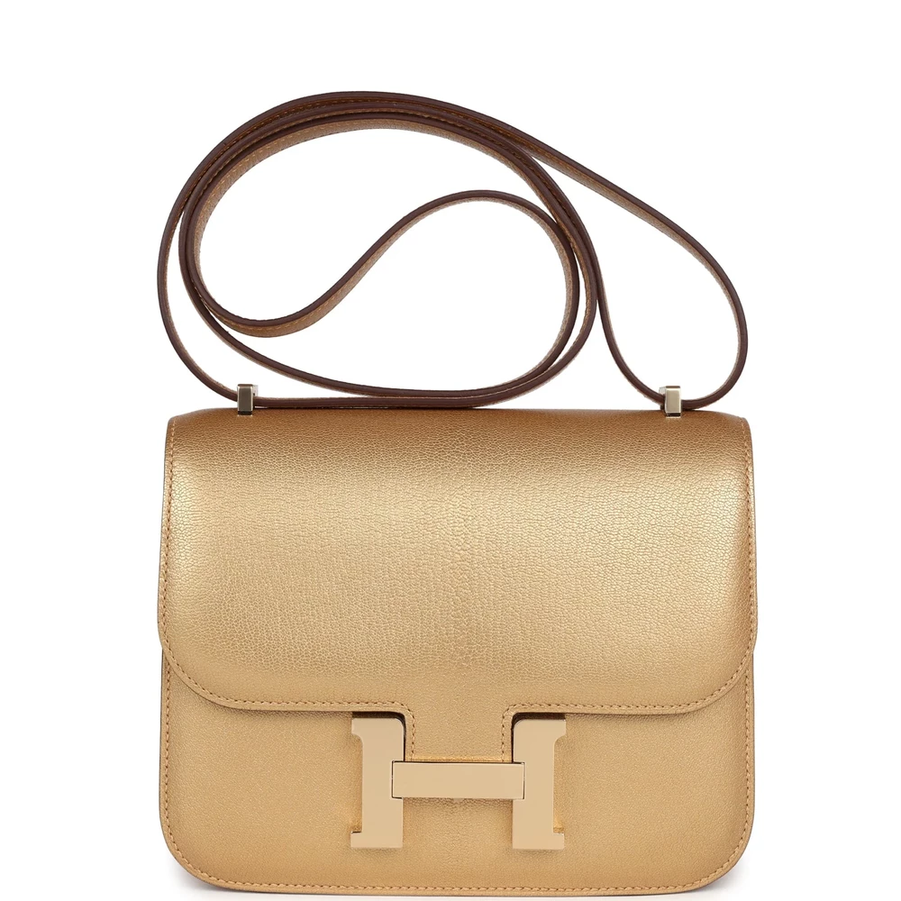 Hermès Constance 18 Dore Chevre Chamkilight – Artisan-Grade Dupes - Designer Inspired Luxury Bag