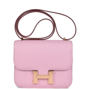 Hermès Constance 18 Mauve Sylvestre Epsom Rose Gold - Mirror Quality Replicas