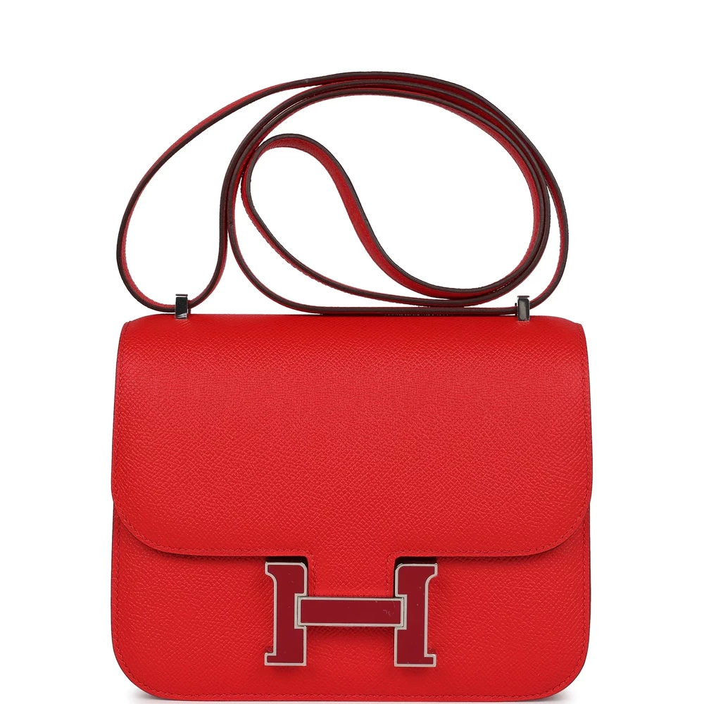 Hermès Constance 18 Rouge De Coeur Epsom – Best Replica - Designer Inspired Luxury Bag