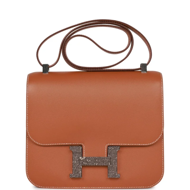 Hermès Constance 24 Gold Madame Lizard - Best Replica