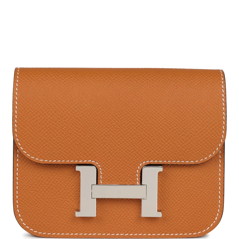 Hermès Constance Slim Wallet Toffee Epsom – Best Replica - Premium Alternative