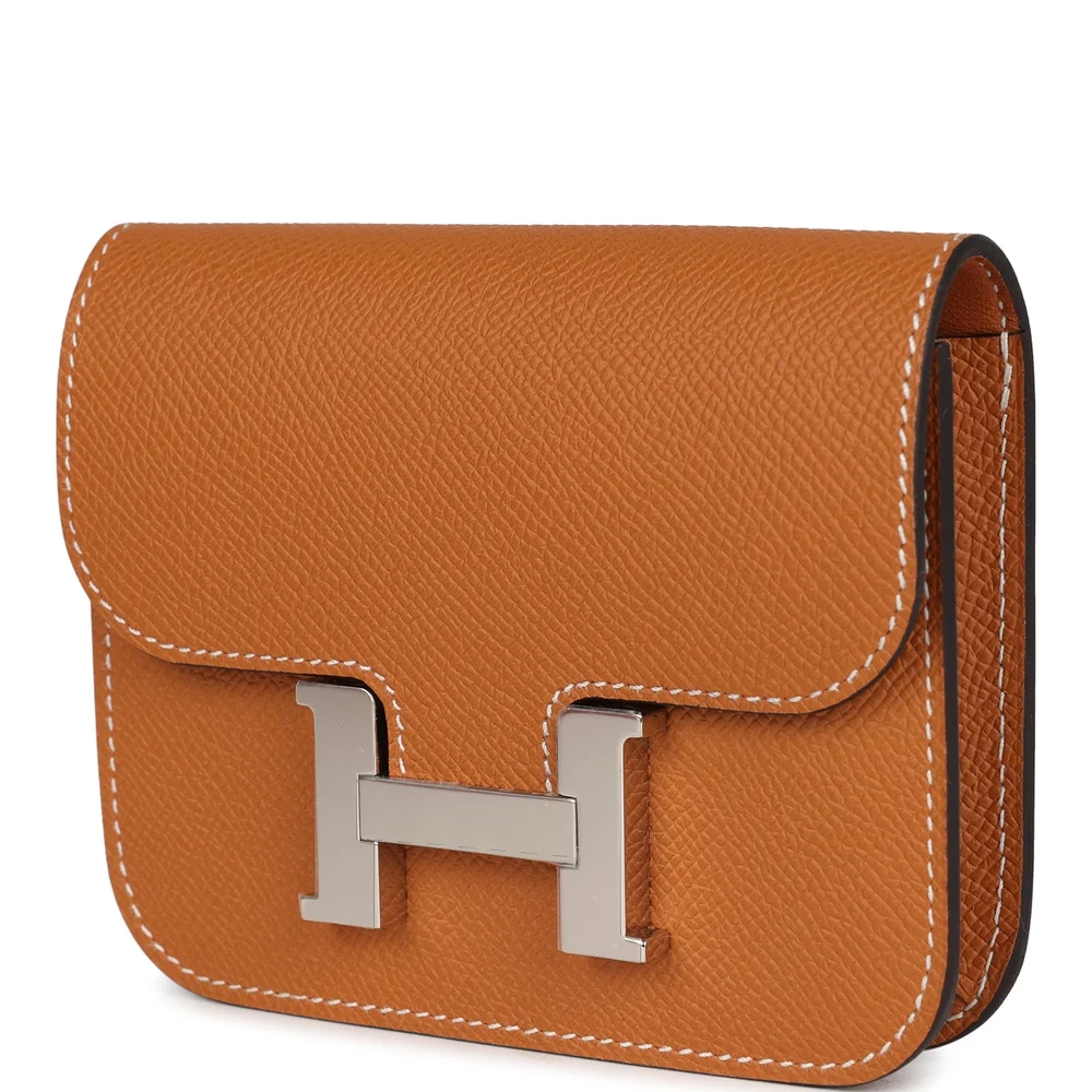 Hermès Constance Slim Wallet Toffee Epsom – Best Replica - Premium Alternative